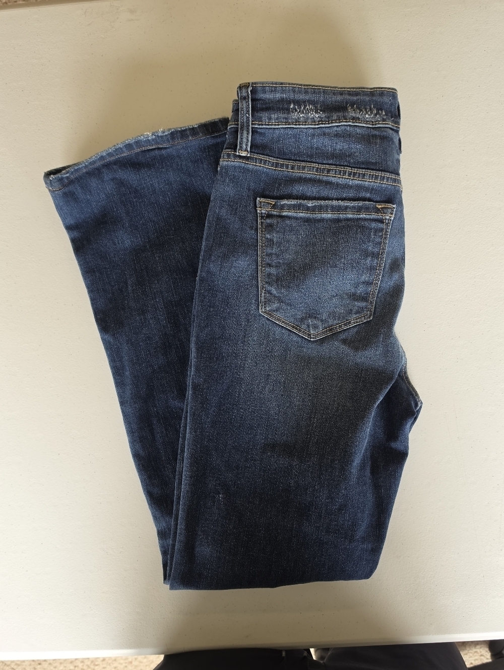 Kancan Essentials Women's Distressed Dark Wash Jeans Sz 9.